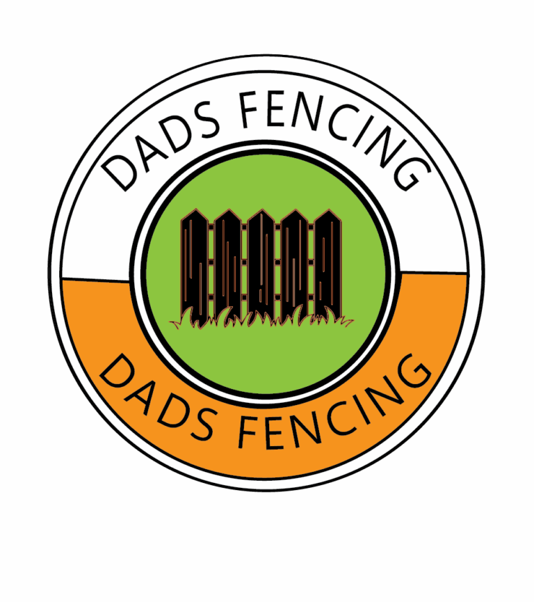 diseno de logo Dads Fencing redondo blanco