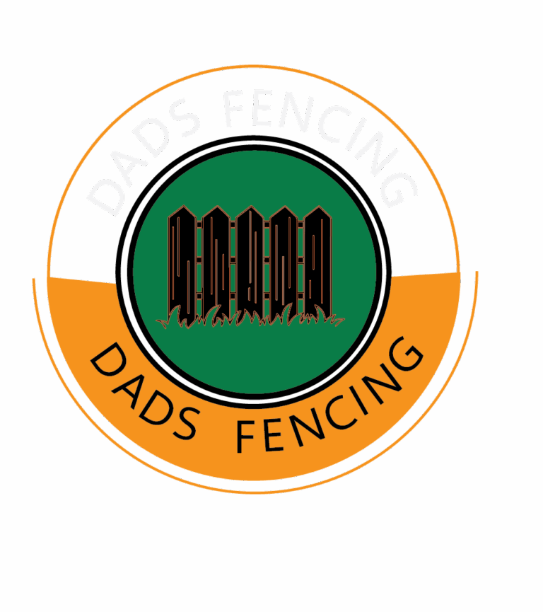 diseno de logo Dads Fencing redondo naranja